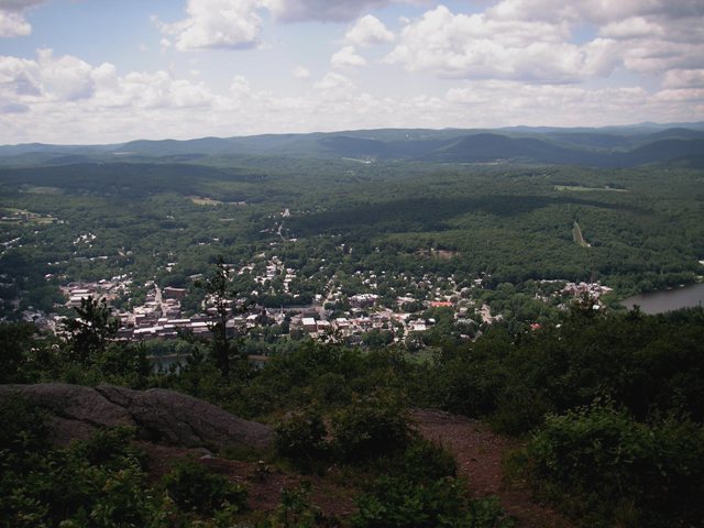 Brattleboro from Wantastiquet overlook